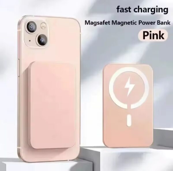 Powerbank Magnetico MagSafe Rosa